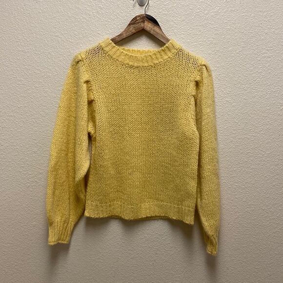 Charlie Holiday Presley Knit Balloon Sleeve Sweater Size 4 - Picture 1 of 6